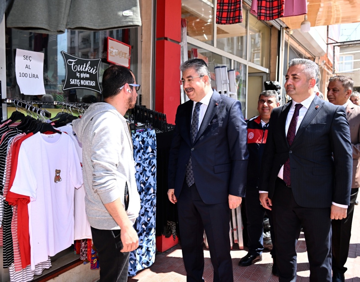Vali Dr. Erdinç Yılmaz Esnaflarımızı Ziyaret Etti 